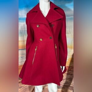 Laundry by Shelli Segal Wool Flare Coat